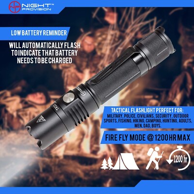 NP NIGHT PROVISION TX11 Tactical Flashlight With Duty Belt Holster Luminus 16... | Australia - View #6