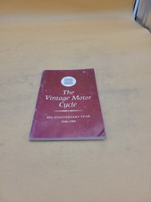 APRIL 1986 THE VINTAGE MOTOR CYCLE CLUB JOURNAL CATALOG BOOKLET 40TH ANNIVERSARY