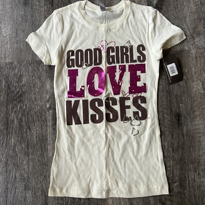 Next Level ''Good Girls Love Kisses'' Hershey T-Shirt Size S New with Tags