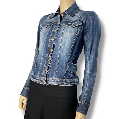 John Galliano VTG 2000s Denim Jacket Blazer Size XS-S