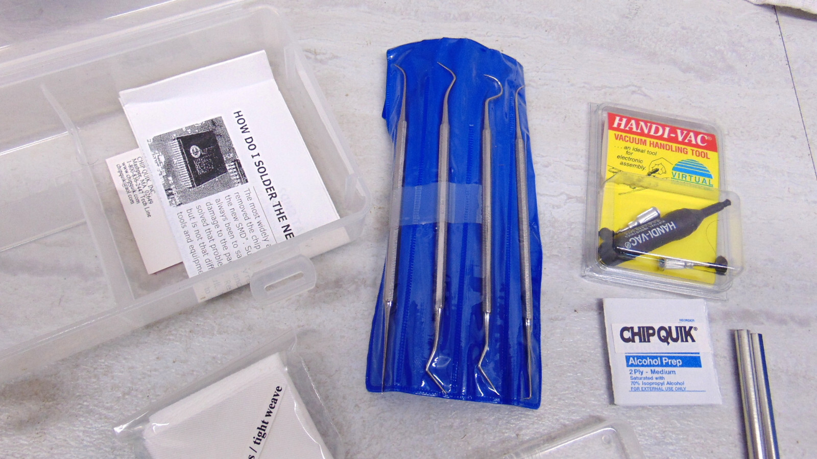 Chip Quik SMD 2000 Solder Desolder Rework KIT W/ Tools, SMD 4.5 Flux