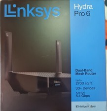 Linksys Hydra PRO 6 AX 5400, Dual Band Mesh Router. Model: MR5500.