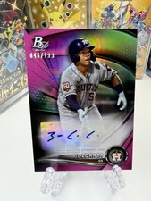 2022 Bowman Platinum Top Prospects Pink Auto /199 JC Correa #TOP-64 Auto