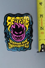 Spitfire Skateboard Wheels Trippy Lit Acid OG Z75A Vintage Skateboarding STICKER