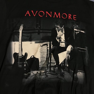 Bryan Ferry Avonmore 2016 Tour T-Shirt Black Concert Tour Tee Adult Size Large