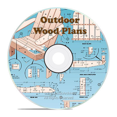 #ad OUTDOOR PATIO FURNITURE PROJECT PLANS SHEDS BARNS CD PATIO RECLINER $10.95