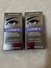 2x - Bausch Lomb Lumify Redness Reliever Eye Drops 0.08 FL Oz 2.5mL 