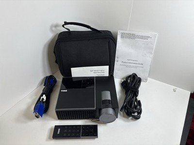 Dell M210X DLP Projector WXGA HDMI Portable New Open Box w Remote & Cable Bundle