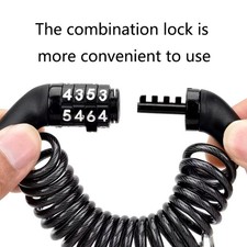 Universal Anti-Theft Password Wire Lock for Electric Cars Motorcycles Helmets