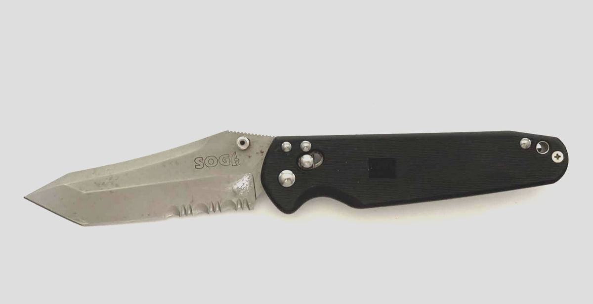 Vintage SOG X- Ray Vision Folding Knife Seki Japan SOG | eBay