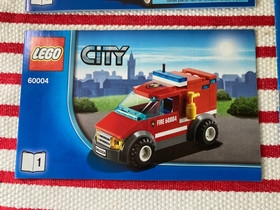Lego City 60003#1+60004#1 #5 Fire Station Rescue Truck Instruction Manuals Only