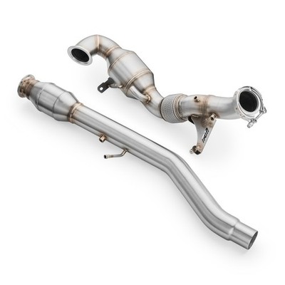 Downpipe für VW Passat 2.0 TSI OPF/GPF mit EURO 6 Katalyst und Schalldämpfer