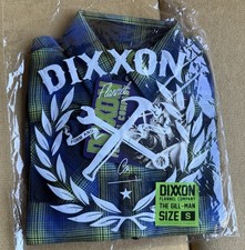 DIXXON Flannel  The Gil-Man  Blue  Green Plaid Flannel Shirt KIDS Size Small