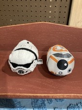 Disney 3" BB8 storm trooper Tsum Tsum Mini Plush Set Of 2 Star Wars