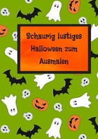 Halloween Malbuch FüR Erwachsene, Ausmalen, Lustige Motive, KreativitäT