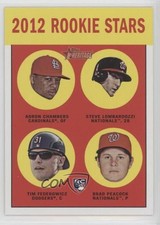 2012 Heritage Rookie Stars Adron Chambers Steve Lombardozzi Tim Federowicz 0c4