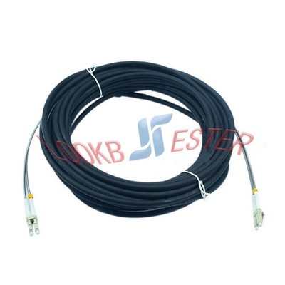 Outdoor Field Fiber Patch Cord 20M LC UPC to LC UPC MM Multi-Mode Duplex Cable *
