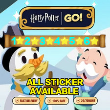 Mono-poly Stickers GO 1⭐- 6⭐(ALL STICKERS AVAILABLE) CHEAP FAST⚡Ha_rry Potter Go