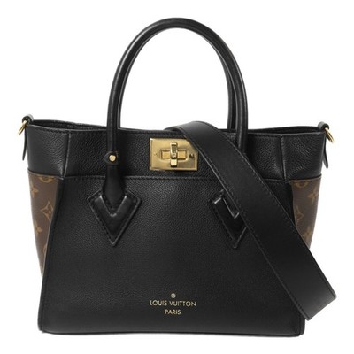 LOUIS VUITTON LV GHW On My Side PM 2 Way Shoulder M57728 Monogram/Calfskin Black