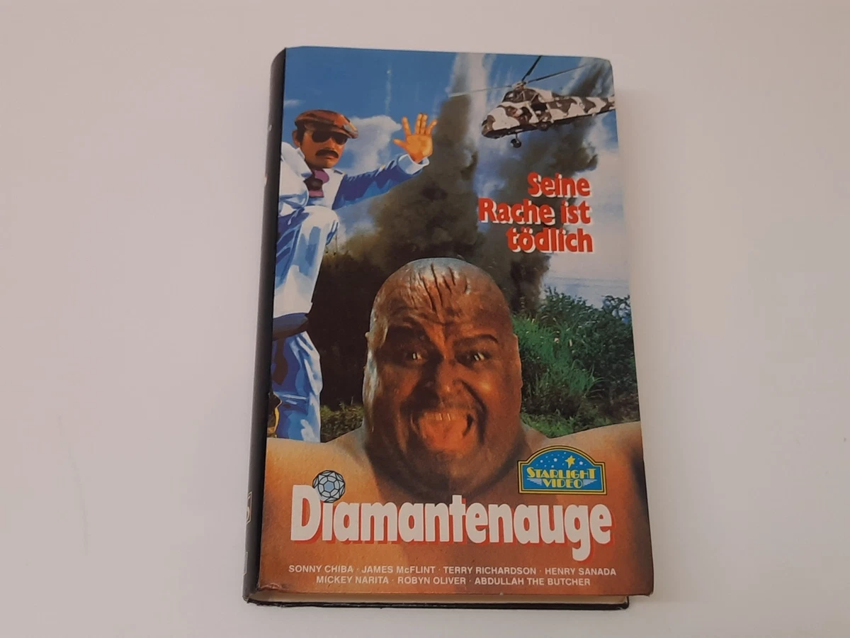 Diamantenauge 1981 VHS German PAL Video Hartbox Sonny Chiba Hoero! Tekken