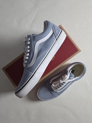 Vans Old Skool Dusty Blue / True White Skate | SteetWear - Gr. 39