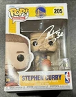 Stephen Curry of the Golden State Warriors autographed Funko Pop COA Signed