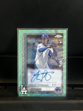 Topps 2024 Chrome Justin Wrobleski Rookie Debut Autograph #CRDA-JW /199 Dodgers