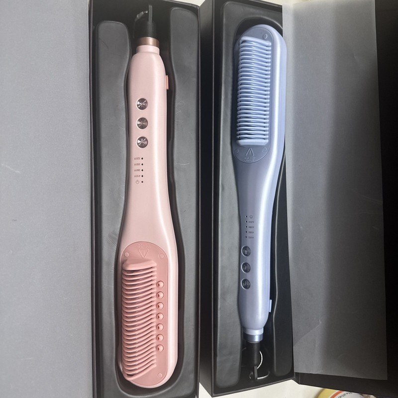 Two Wavytalk Steamline Pro Steam Straightener Brush New Blue&pink