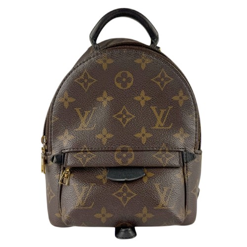 Auth LOUIS VUITTON Monogram Palm Springs MINI Backpack Brown M44873 - z9295