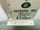 Vintage Hayward Inc Oak Harbor OH Alfalfa Proc Metal advertising rain gauge — photo 8