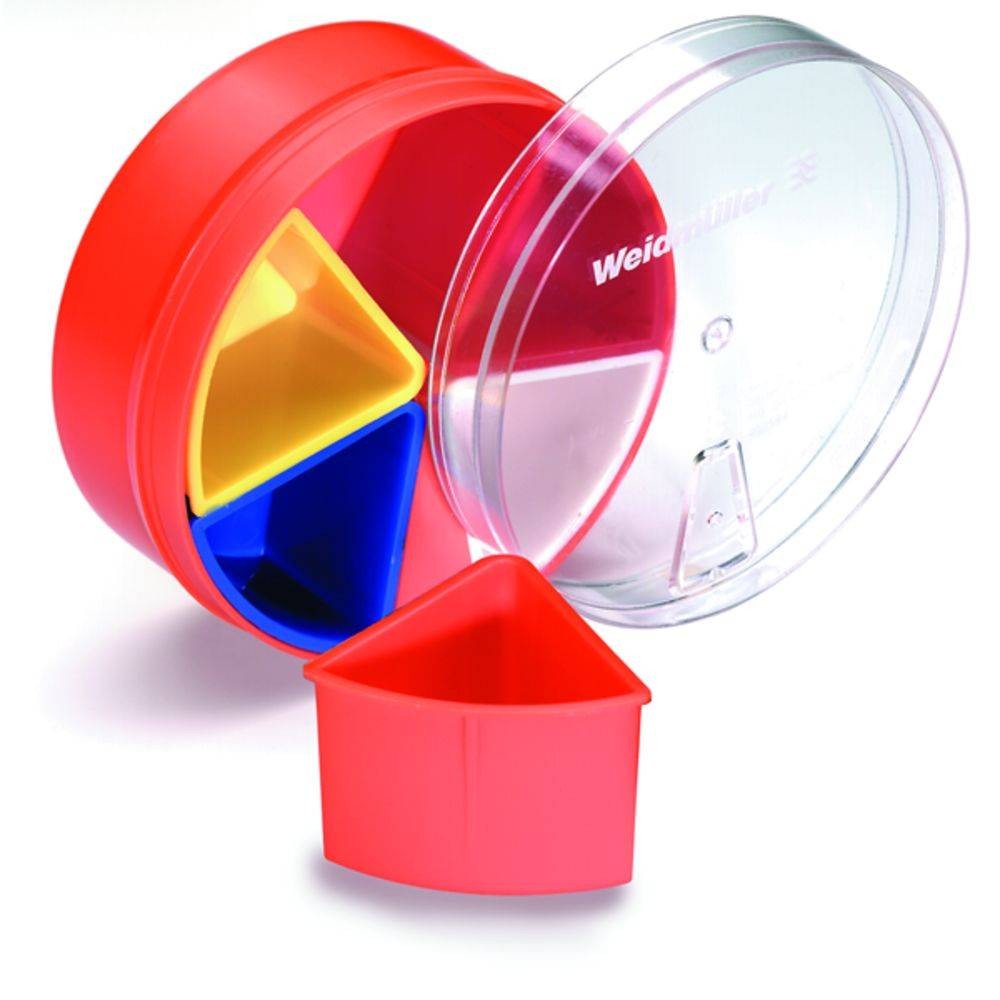 Boîte de rangement vide Weidmüller H-LEERBOX avec 5 inserts rouge 9025940000
