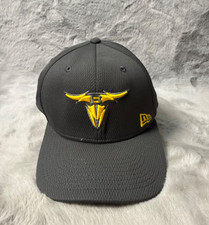 San Antonio Brahmas Hat Cap Black Yellow XFL Football Snap Back Adjustable