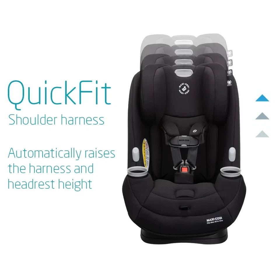 MAXI-COSI Pria Max All-in-1 Convertible Car Seat Essential Black  CC208FNA - Image 3 of 4