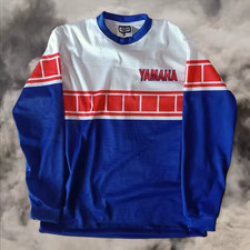 Yamaha Moto Vintage Style Retro Replica Motocross Jersey MX Enduro Long Sleeved