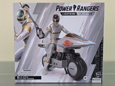 Power Rangers Lightning Collection IN SPACE SILVER RANGER & Cycle Deluxe Set NEW