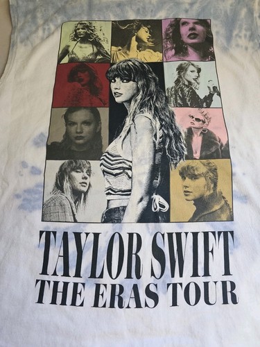 Canotta Taylor Swift The Eras Tour XS tie-dye senza maniche merce ufficiale concerto - Foto 2 di 6