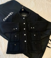 Chanel Jacket 44 Little Black Jacket
