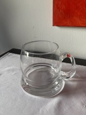GUNTHER LAMBERT GLAS Bierhumpen Bierkrug h=11cm  ca 0,6l  VINTAGE
