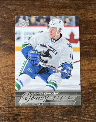 2015-16 Upper Deck Young Guns Rookie #462 Hunter Shinkaruk Vancouver Canucks