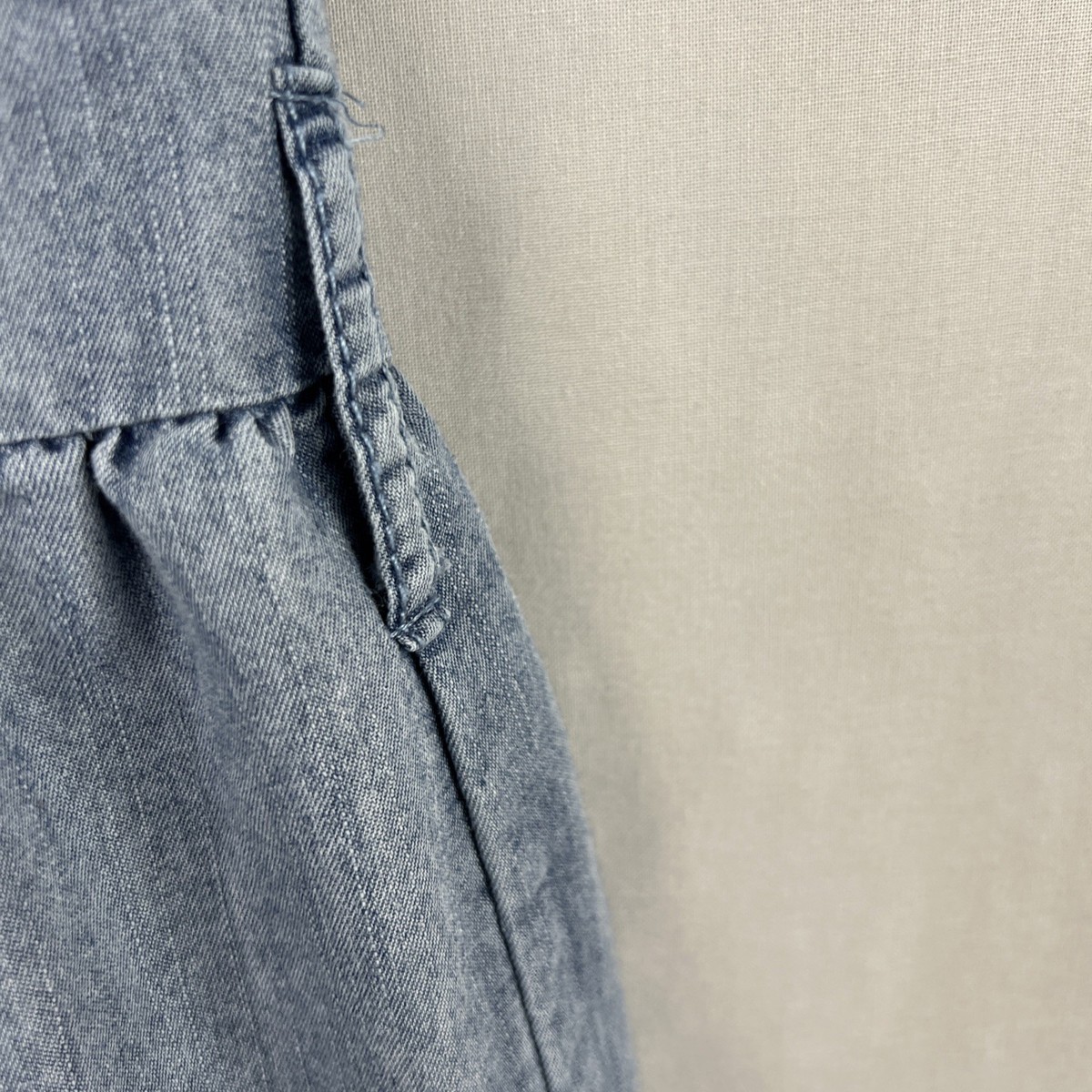 blue denim dress plus size Plus Size Daily Blue Button Overall Tencel Denim Maxi Dress main image 1