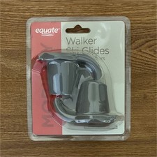 Equate Walker Ski Glides Gray Plastic Fits Most Walkers Easy to Install