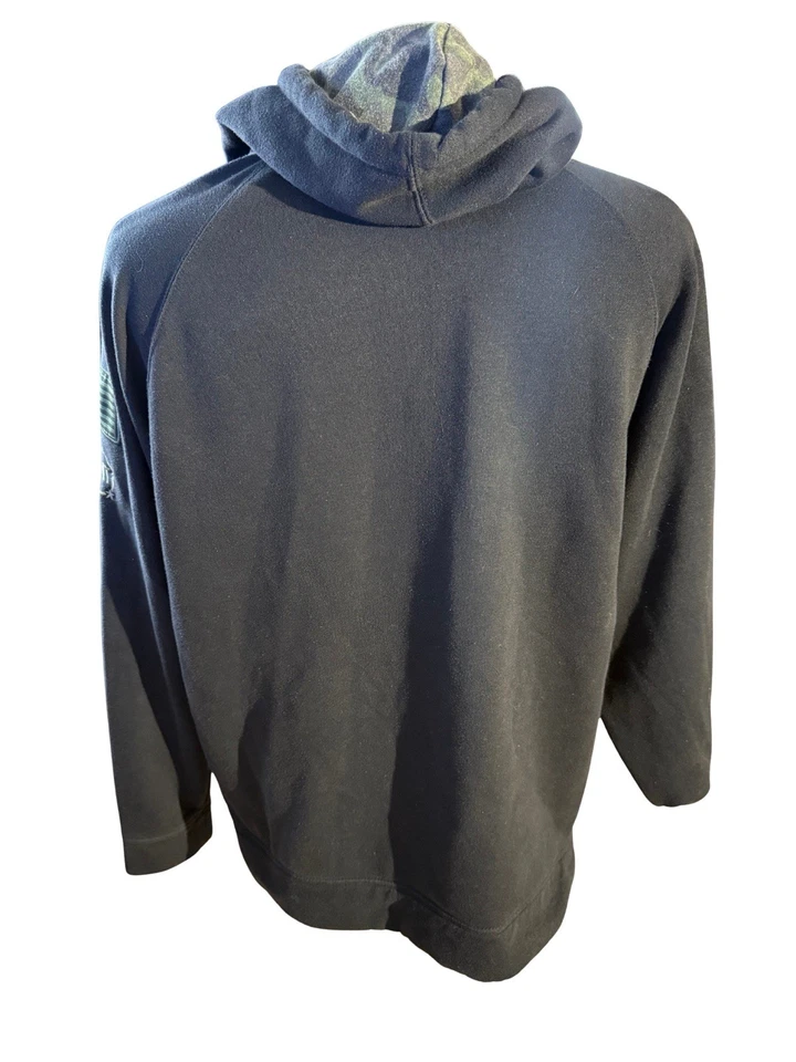 Colosseum Hombres XL Oklahoma Sooners Sudadera con Capucha Azul Marino Pullover Sudadera OHT Foto 4 de 4