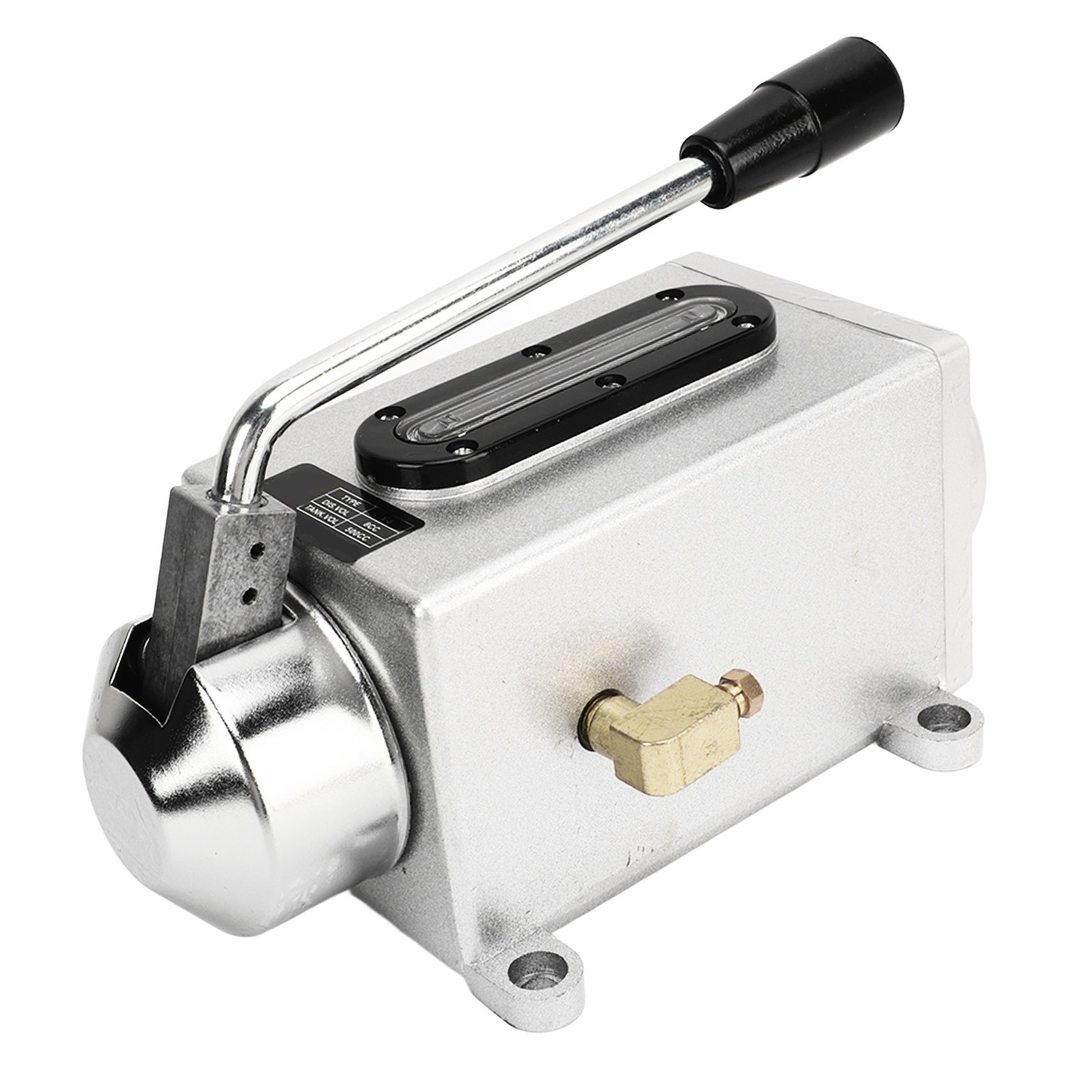 500CC Manual Lubricating Oil Pump Double Outlet Port 4mm Hand CNC✈