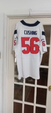 Reebok Houston Texans Brian Cushing Jersey Men 52 White Onfield NFL Football #56