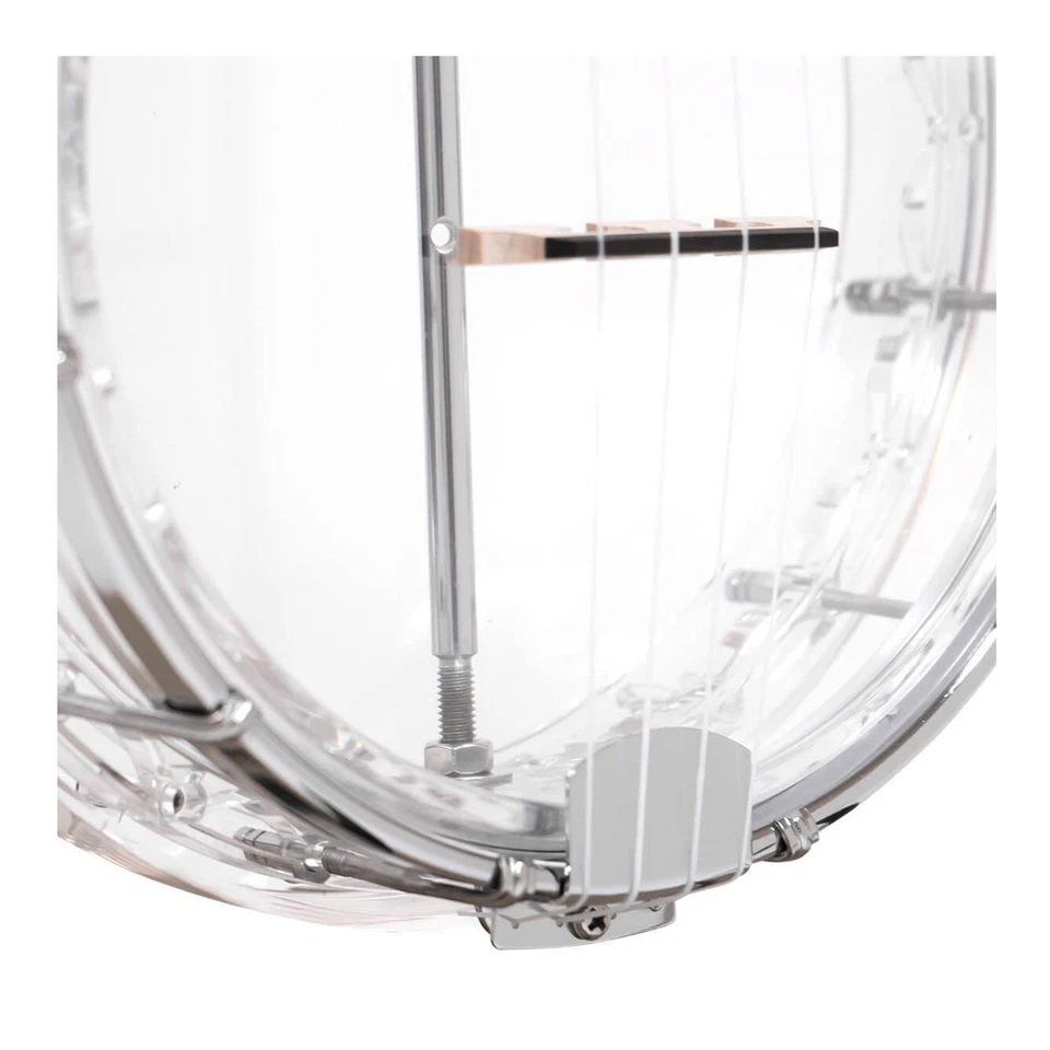 Gold Tone Little Gem Diamond See-Through Banjo-Ukuleles with Bag RARE - Image 3 of 4