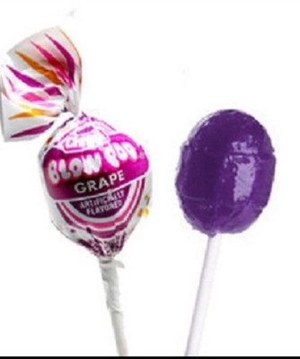 15 PIECE BULK GRAPE CHARMS BLOW POPS CANDY LOLLIPOPS PARTY FAVORS HARD CANDY GUM