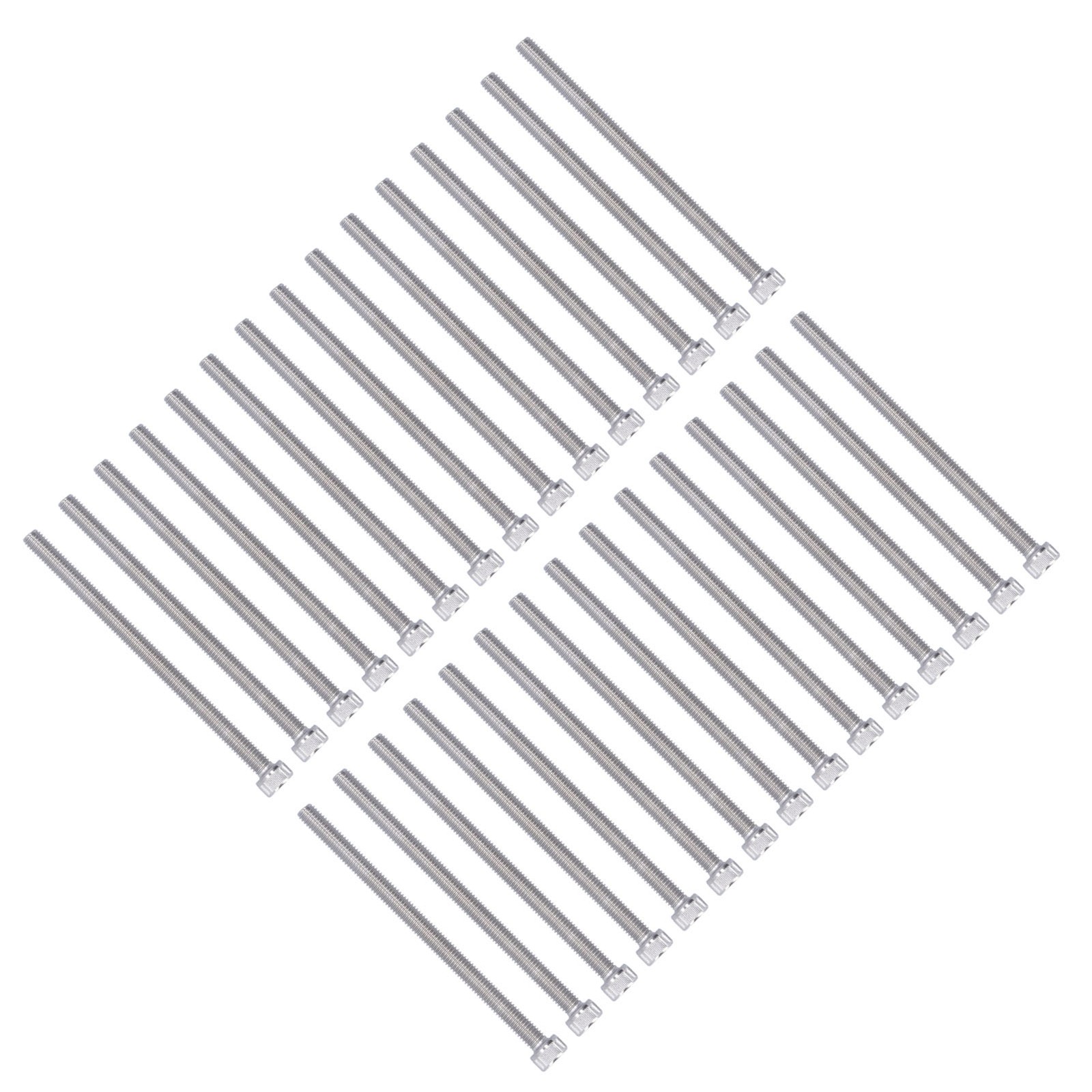 30Pcs M5 Cylindrical Head Hex Socket Screw A2 Stainless Steel Hex Head Screws Sc