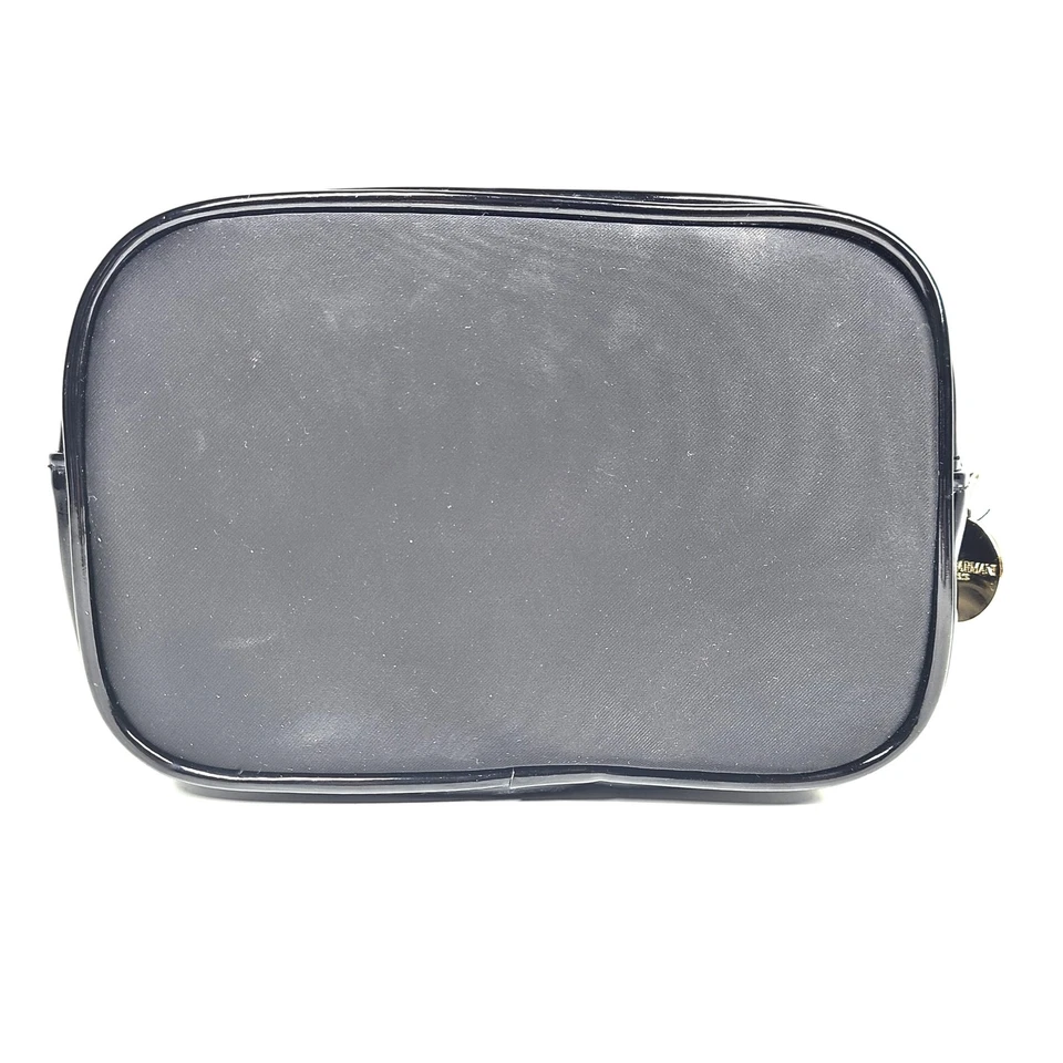 Giorgio Armani Perfumes Bolsa de Cosméticos Maquillaje Artículos de Aseo Bolsa Negra Foto 2 de 4
