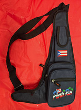 Men s Black Sling Shoulder Bag Puerto Rico Fl...