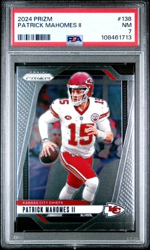 2024 PANINI PRIZM #138 PATRICK MAHOMES II PSA 7